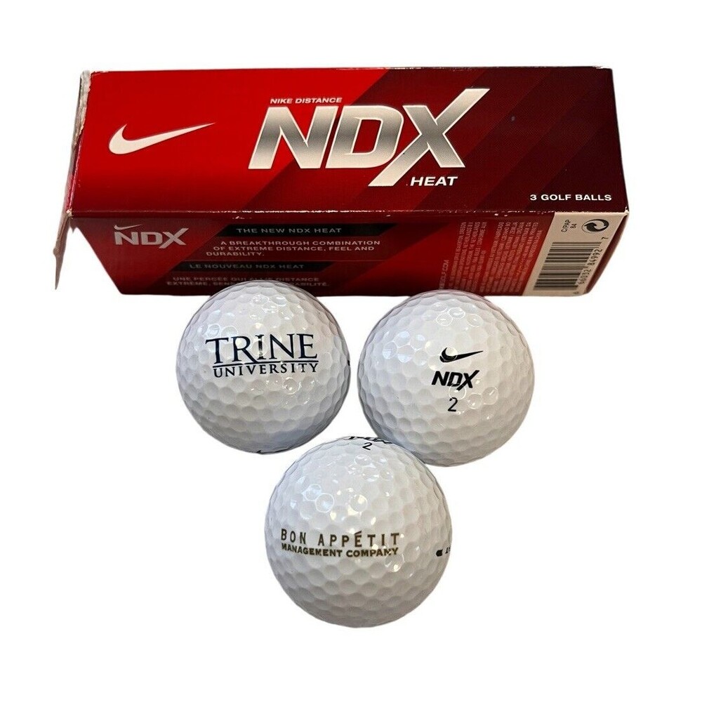 Nike Distance NDX Heat 1 Sleeve 3 ball total Marked‎ With Logos